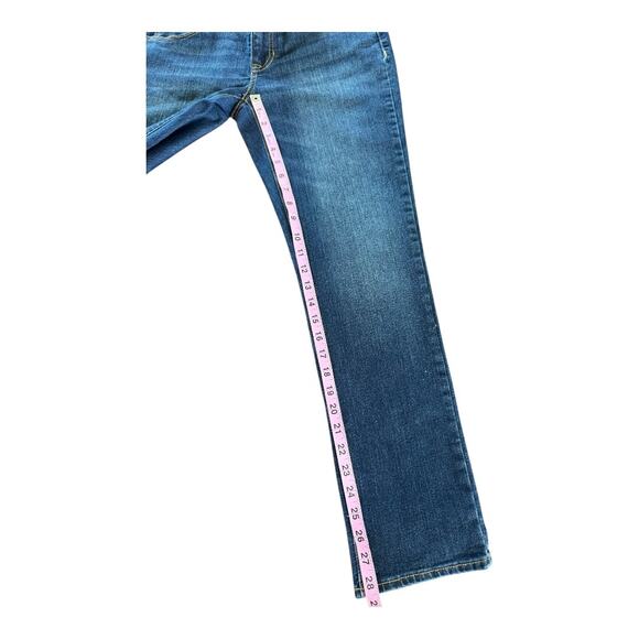 Apt. 9 | Women's Blue Straight Jeans | Size 8P | 1053 - Picture 6 of 9